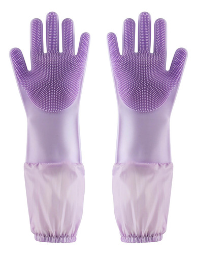 Guantes De Silicona Para Lavar Platos En Forma De S, Guantes