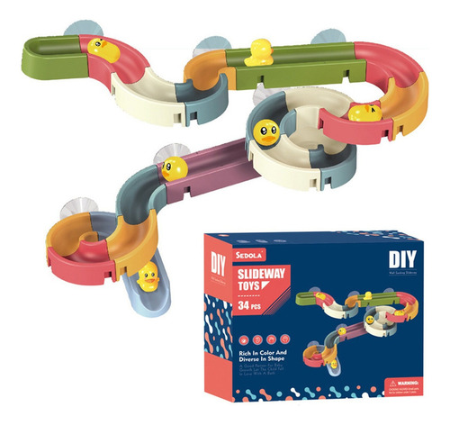Shaoke Diy Juguetes De Baño Tobogán Diy Cascadas De