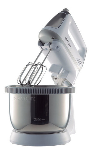 Imagen 3 de 12 de Batidora de pie Smartlife SL-HMR5035IX blanca 50 Hz x 60 Hz 220 V - 240 V