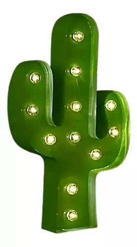 Cartel luminoso led verde Vintage