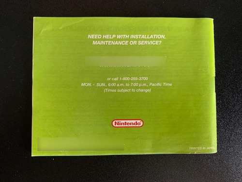Pokemon Leafgreen Game Boy Advance Manual (Usado)