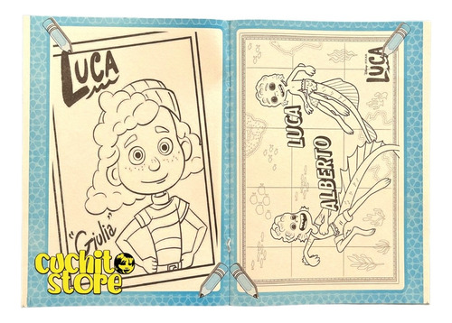 Divertilibro Libro Para Colorear Luca Pintar Niños