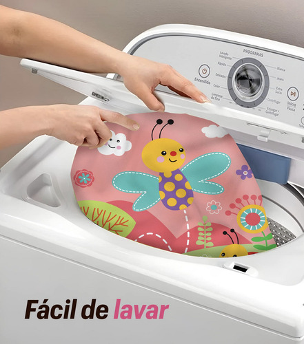 Silla mecedora para bebé Tiibaby Cartoon deluxe rosa