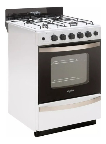 Cocina Whirlpool A Gas Wfb57dw 56cm Blanca