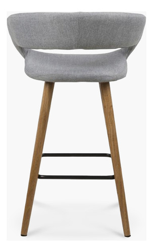 Taburete Medio 66 Tapiz Grace Gris