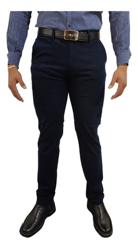 Pantalon Hombre Gabardina John Silver Cintura