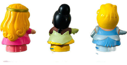 Lote De 3 Princesas Little People (Usado)
