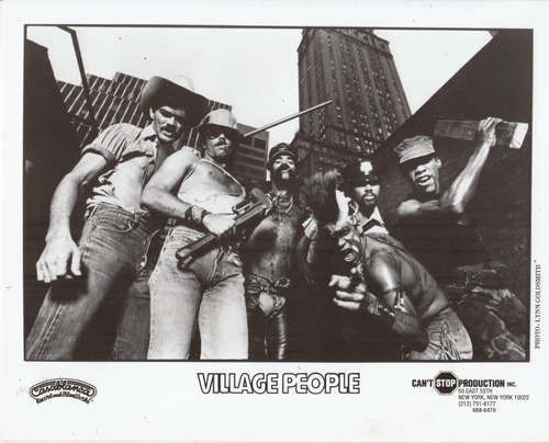 Fotografia Promo De Prensa Village People Por Lynn Goldsmith