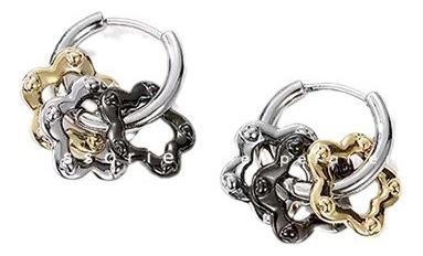 Chic Floral Earrings Elegant Korean Style Studs 2024