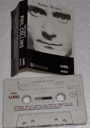 Phil Collins Face Value Cassette / Kktus