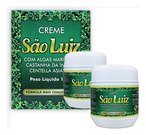 Creme São Luiz Pomada Dores 2 Potes Original- Muito Barato!