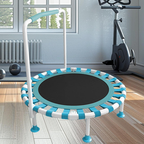 Niños Trampoline Interior Ejercicio Rebounder Azul