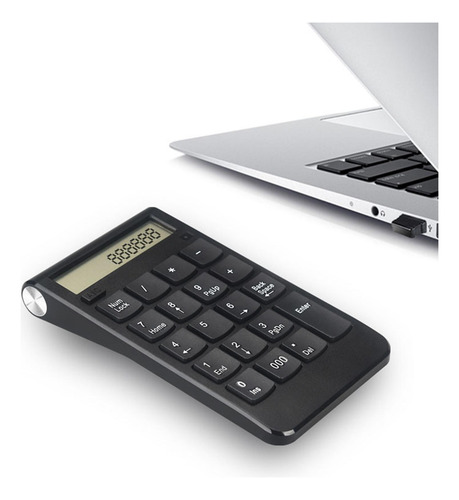 Teclado Numérico Inalámbrico Mecánico Mini Receptor Usb
