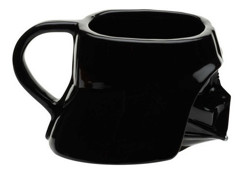 Taza Café Darth Vader Star Wars Disney Cerámica 3d 473ml Negro