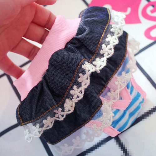 A 2*pantalones Fisiológicos S Pet Mesh Princess Menstrual