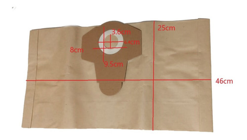Imagen 4 de 6 de Bolsas Para Aspiradoras Lusqtoff La1500m 5 Unidades