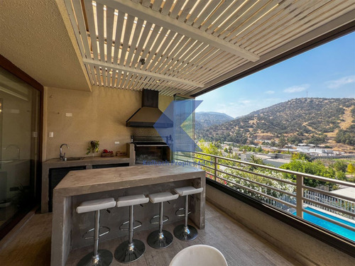 Casa En Arriendo De 4 Dorm Más Estar En Lo Barnechea