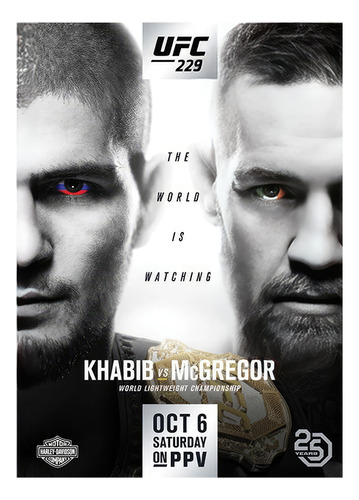 Poster De La Ufc 229 Khabib Vs Mcgregor Con Marco