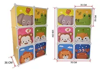 Comprar Organizador Ropa Juguetes Armario Niños Armable 6 Modulos