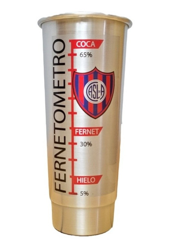 Vaso Fernetero Racing Independiente San Lorenzo Aluminio 1 L