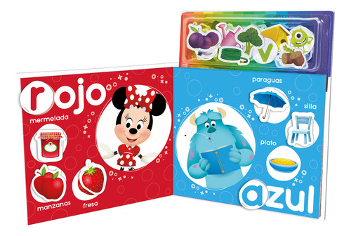 Mini Libro Magnético Disney Los Colores / Pd., De Novelty Ediciones. Editorial Novelty Ediciones Infantil, Tapa Dura, Edición 01 En Español, 2021