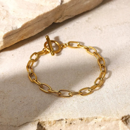 Pulsera Mujer Bañada En Oro De 18k Modelo Darling