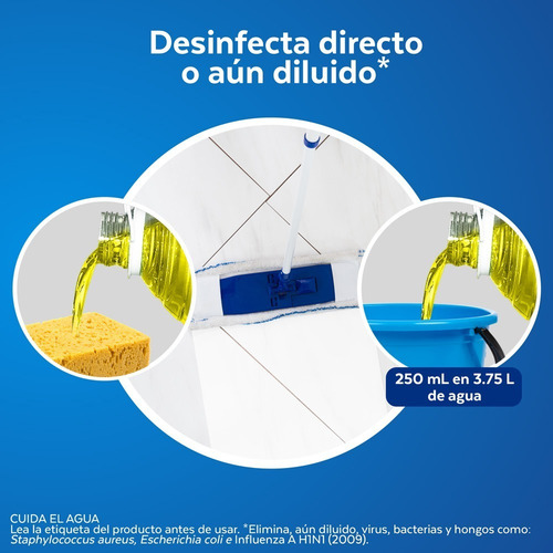 Imagen 4 de 5 de Lysol Desinfectante Multiusos Citrus, 1.75l