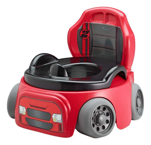 Bacinica Entrenador De Baño Carro Coche Wheels Para Niños Color Rojo