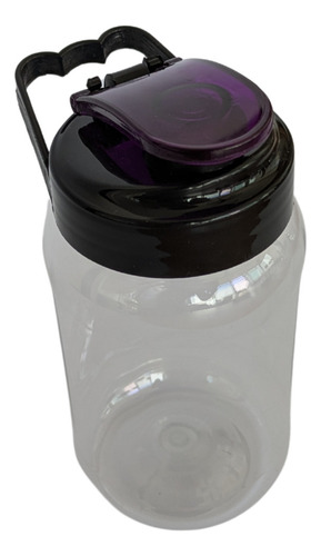 20 Cilindro Tapa De Asa | Jar/tarro | 500 Ml | Eventos Negro
