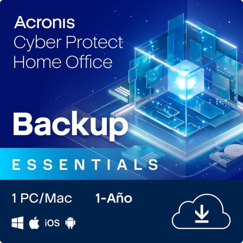 Acronis Cyber Protect Home Office Essential | 1 Pc | 1 Año
