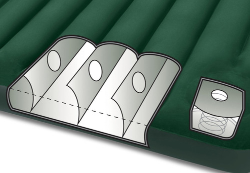 Imagen 4 de 5 de Colchon Inflable Intex 1 Plaza 99cm Ancho C/fuelle #66927