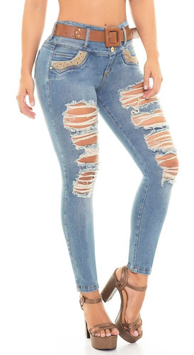 Jeans Colombiano Levanta Cola 13293 Cheviotto