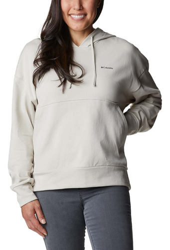 Buzo Columbia Break It Down Hoodie Dark Stone Para Dama