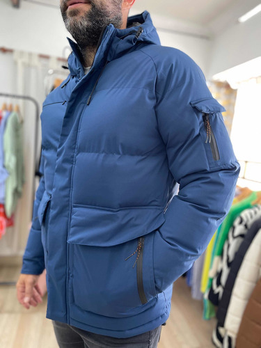 Campera Inflable Nieve Sky Hombre The Big Shop