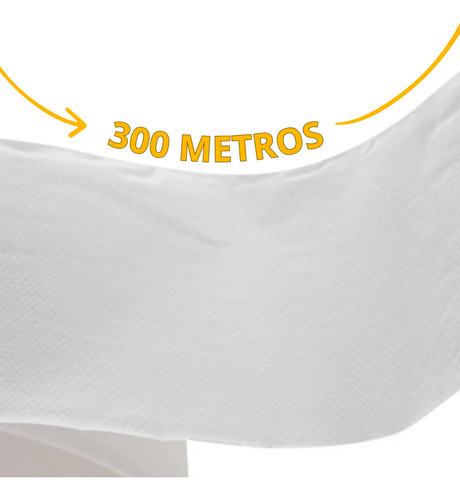 Papel Higienico Industrial Alba Hogar Jumbo 300mts 6 Rollos