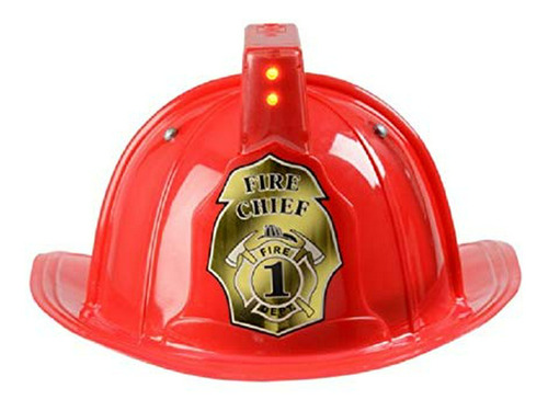 Accesorio Disfraz Niño - Red Children S Fire Fighter Helmet 