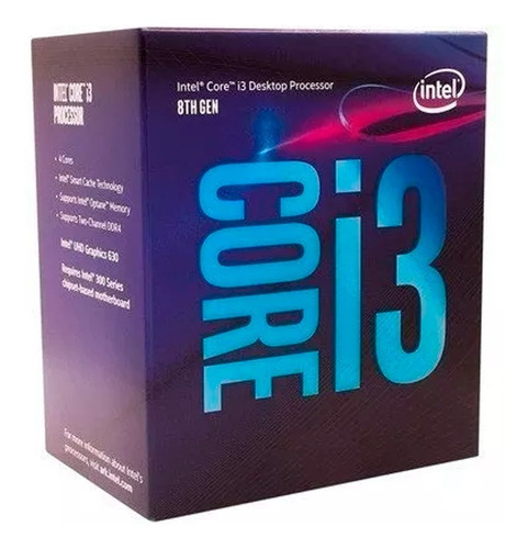 Processador Intel Core I3 8100 Coffee Lake 1151 3.6ghz