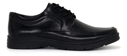 Zapato Escolar De Cuero Conter 25q1.mk-e3 Negro