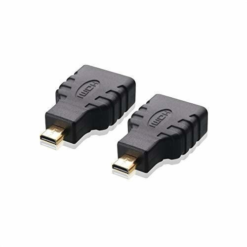 Cable Matters 2 Pack, Micro Hdmi Plateado En Oro A Hdmi Adap