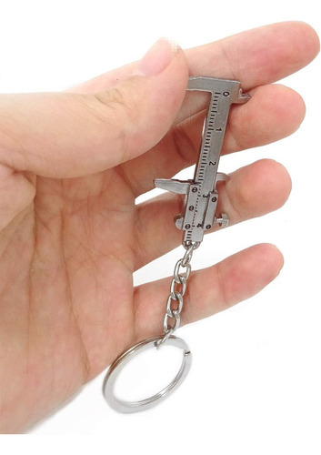 Miniregla De 8 Piezas De Llavero Con Pinza Vernier