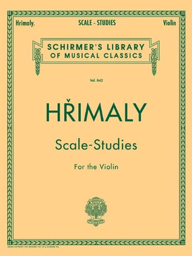 Libro Hrimaly - Scale Studies For Violin-inglés