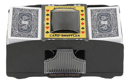 Barajador De Cartas Automático Para 2 Barajas Plástico Durab