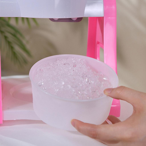 De Gelo Manual Máquina Para Fazer Blocos De Cor De Rosa