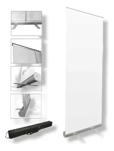 Porta Pendon Rollers 80x200cm Con Bolso Para Transportar
