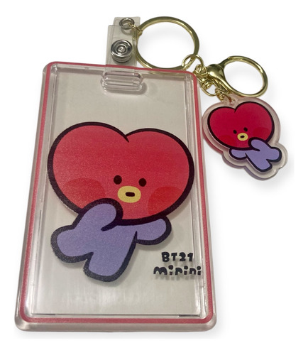 Porta Gafete Bt21 Card Holder Mod 1