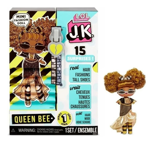 Lol Surprise Muñeca Jk Mini Fashion L.o.l Serie 1 Queen Bee