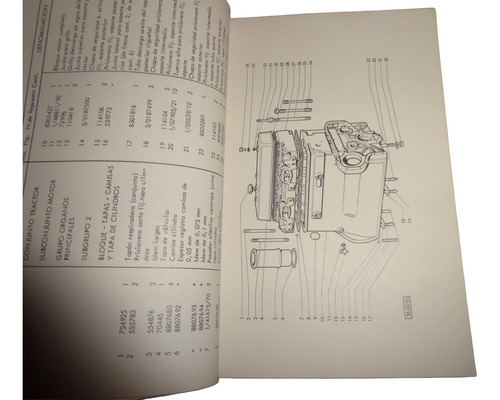 Fiat Tractor 650 1967 Catalogo De Repuestos (Usado)