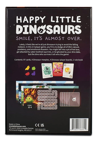 Juegos Inestables - Juego Base De Dinosaurios Happy Little -