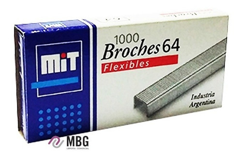 Imagen 1 de 3 de Broches Mit 64 Flexible X 1000 X 6 Unidades