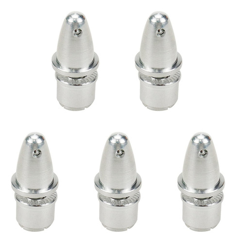 Adaptadores De Hélice Para Avión Rc 5 Piezas Plata